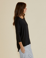 Women's Tops | Milan 3/4 Sleeve Top | BETTY BASICS