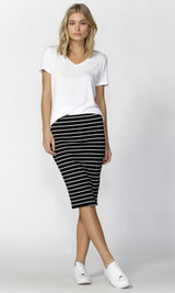 Women's Skirt | Alicia Midi Skirt | BETTY BASICS