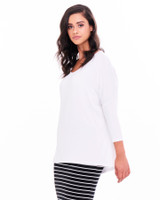 Women's Tops | Milan 3/4 Sleeve Top | BETTY BASICS