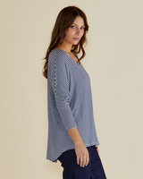 Women's Tops Australia | Milan 3/4 Sleeve Top | BETTY BASICS