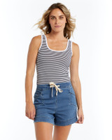 Women's Top | Emma Scoop Tank | BETTY BASICS Women's Top | Emma Scoop Tank | BETTY BASICS