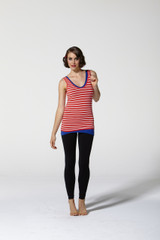 Women's Tops | Mariah V Neck Tank | Betty Basics
