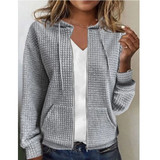 Women's Top | Waffle Hoodie | ALIBI