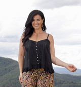 Women's Top | Jasmine Strappy Camisole Top | OMBAK DESIGNS