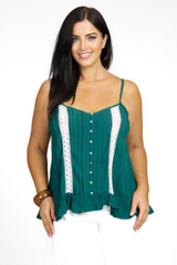 Women's Top | Jasmine Strappy Camisole Top | OMBAK DESIGNS