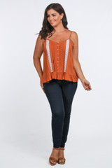 Women's Top | Jasmine Strappy Camisole Top | OMBAK DESIGNS