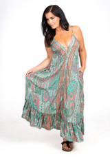 Women's Dress | LSMD Silk Dress | OMBAK DESIGNS