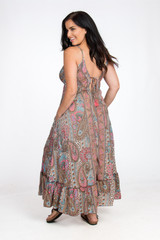 Women's Dress | LSMD Silk Dress | OMBAK DESIGNS