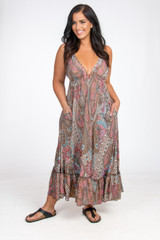 Women's Dress | LSMD Silk Dress | OMBAK DESIGNS