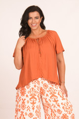 Women's Top | Rosy Top | OMBAK DESIGNS