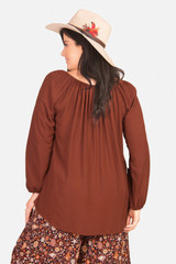 Women's Top | Rose Gypsy Top | OMBAK DESIGNS