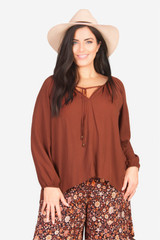 Women's Top | Rose Gypsy Top | OMBAK DESIGNS