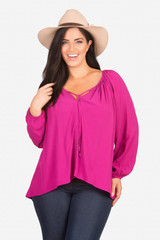 Women's Top | Rose Gypsy Top | OMBAK DESIGNS