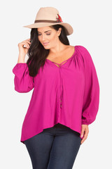 Women's Top | Rose Gypsy Top | OMBAK DESIGNS