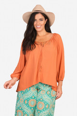 Women's Top | Rose Gypsy Top | OMBAK DESIGNS