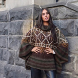 Women's Coats | Wide Sleeved Poncho | CINNAMON CREATIONS