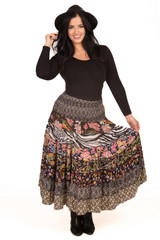 Women's Skirt | LSSB Tiered Skirt.| OMBAK DESIGNS