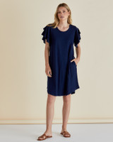 Sydney Tee Dress in Navy by BETTY BASICS*