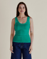 Women's Top | Emma Scoop Tank | BETTY BASICS Women's Top | Emma Scoop Tank | BETTY BASICS