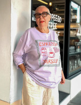 Women's Top | Espresso Tee | KIIK LUXE