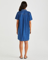 Women's Dress | Vale Scalloped Denim Dress | SASS