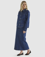 Women's Skirt | Marza Denim Skirt | SASS