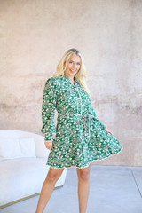 Women's Dresses | S1077-361 in Green | Salty Bright