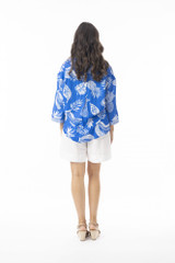 Women's Top | Comodoro Collar Long Sleeve Top | ORIENTIQUE