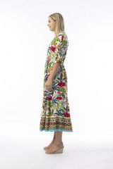 Women's Dresses | Ovahe V Maxi Trim Dress | ORIENTIQUE
