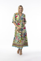 Women's Dresses | Ovahe V Maxi Trim Dress | ORIENTIQUE