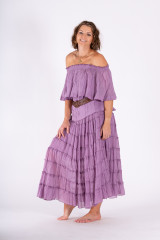 Women's Skirt | LSSB  Cotton Tiered Skirt | OMBAK DESIGNS