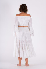 Women's Skirt | LSIS Ibiza Hi-Lo Skirt | OMBAK DESIGNS