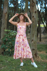 'Women's Dresses | S0413-41 Floral Dress | Salty Bright
