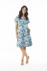 Women's Dresses | Selaron Reversible Short Sleeve Dress | ORIENTIQUE