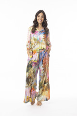 Women's Top | Digital Collared Shirt  | ORIENTIQUE