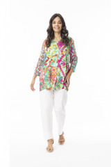 Women's Top | Digital Collared Shirt  | ORIENTIQUE