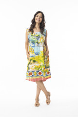 Women's Dresses | Amalfi Sleeveless Dress | ORIENTIQUE