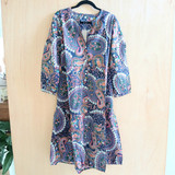 Dresses Online | Cotton V-Neck Short Dress | CINNAMON CREATIONS