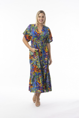 Women's Dresses | Zapallar Elastic Under Bust Dress | ORIENTIQUE