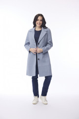 Women's Coat | Solid Trench Long Coat | ORIENTIQUE
