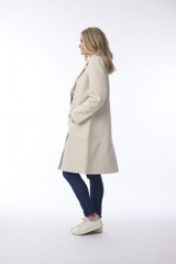 Women's Coat | Solid Trench Long Coat | ORIENTIQUE
