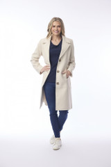 Women's Coat | Solid Trench Long Coat | ORIENTIQUE
