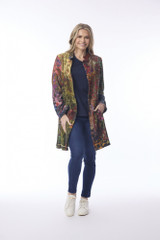 Women's Coat | Digital Mid Length Coat | ORIENTIQUE
