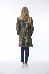 Women's Coat | Digital Mid Length Coat | ORIENTIQUE
