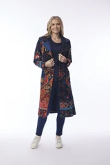 Women's Coat | Digital Long Coat | ORIENTIQUE
