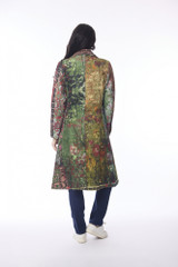 Women's Coat | Digital Long Coat | ORIENTIQUE
