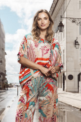 Women's Top | Ponta Verde V Oversize Top | ORIENTIQUE