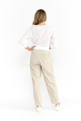 Women's Pants | Pippa Linen Pants | ONE SUMMER