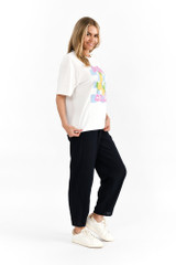 Women's Top | Ruby Crew Neck Printed Tee | ONE SUMMER