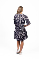 Women's Dresses | Maya Button V Neck Layer Dress | ONE SUMMER